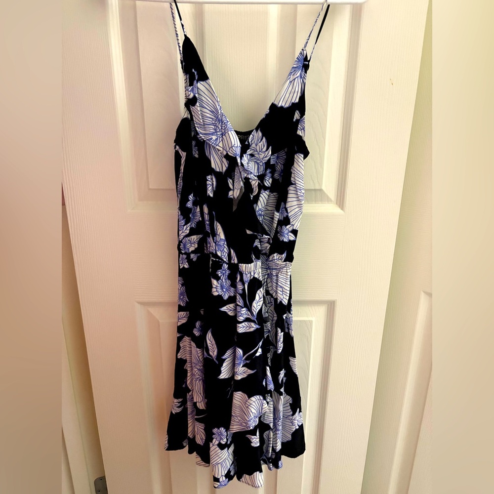 Express Spaghetti Strap Ruffle Dress